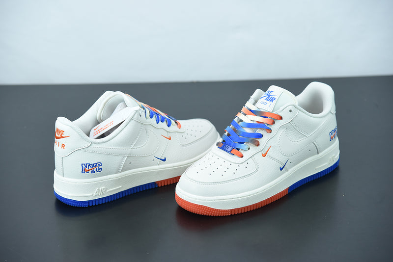 Nike Air Force 1 Essential NYC Cream/Beige/Orange/Royal
