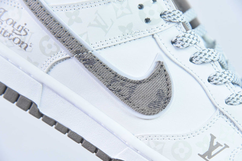 Nike Dunk Low x Louis Vuitton White Grey