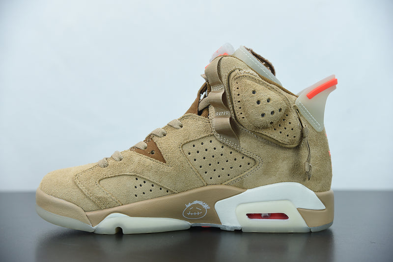 Nike Air Jordan 6 - Travis Scott British Khaki