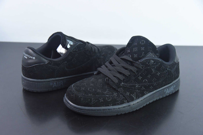 Nike Air Jordan 1 - Low By Virgil Abloh Black