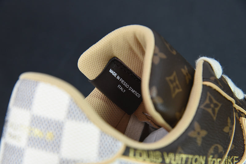 Louis Vuitton Nike Air Force 1 Low 'Monogram Brown Damier Azur'