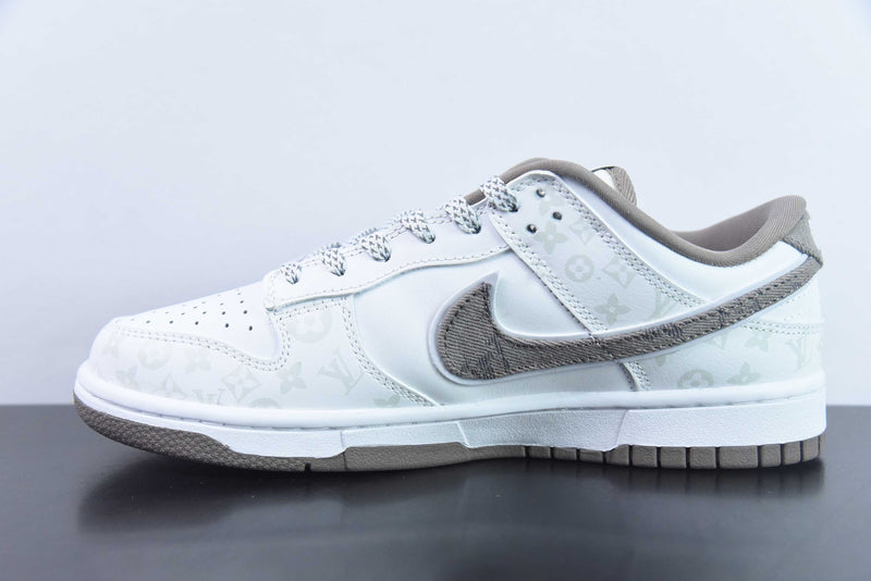 Nike Dunk Low x Louis Vuitton White Grey