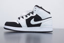 Nike Air Jordan 1 - Mid White Black Tuxedo