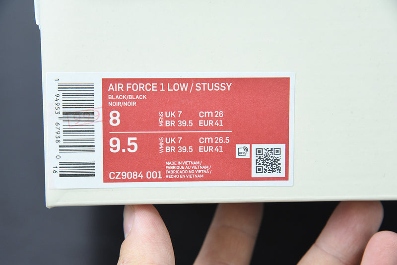 Nike Air Force 1 Low Stussy Black