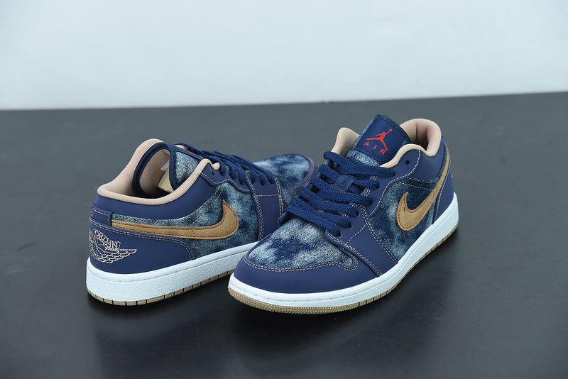 Nike Air Jordan 1 - Low Denim Midnight Navy