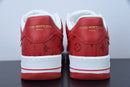 Louis Vuitton Nike Air Force 1 Low By Virgil Abloh White Red