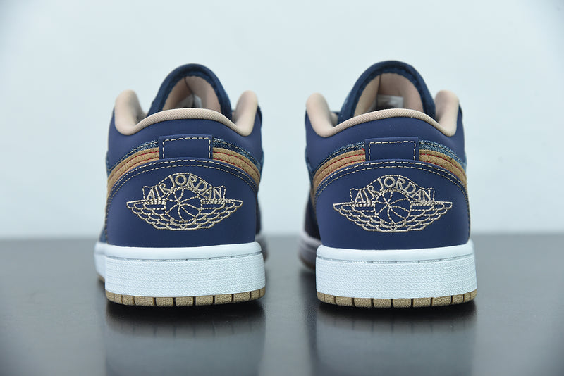 Nike Air Jordan 1 - Low Denim Midnight Navy