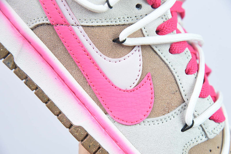 Nike SB Dunk Low Off White '85' Pink Brown Black