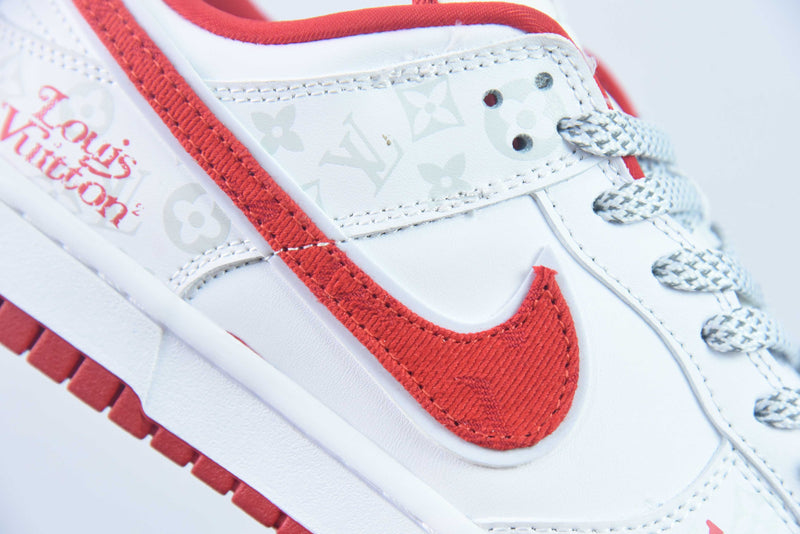 Nike Dunk Low x Louis Vuitton White Red