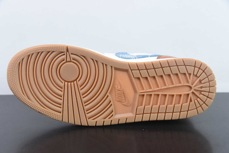 Nike Air Jordan 1 - Low Phantom Repaired Denim Swoosh