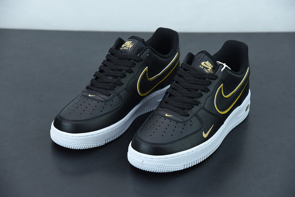 Nike Air Force 1 Low "Black Metalic Gold"