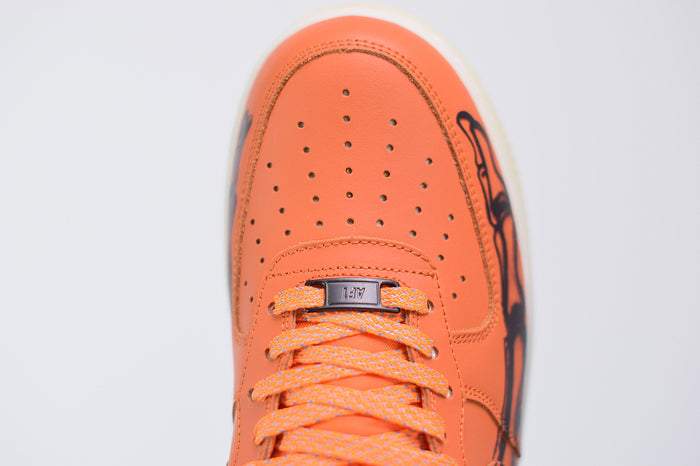 Nike Air Force 1 Low Orange Skeleton Halloween (2020)