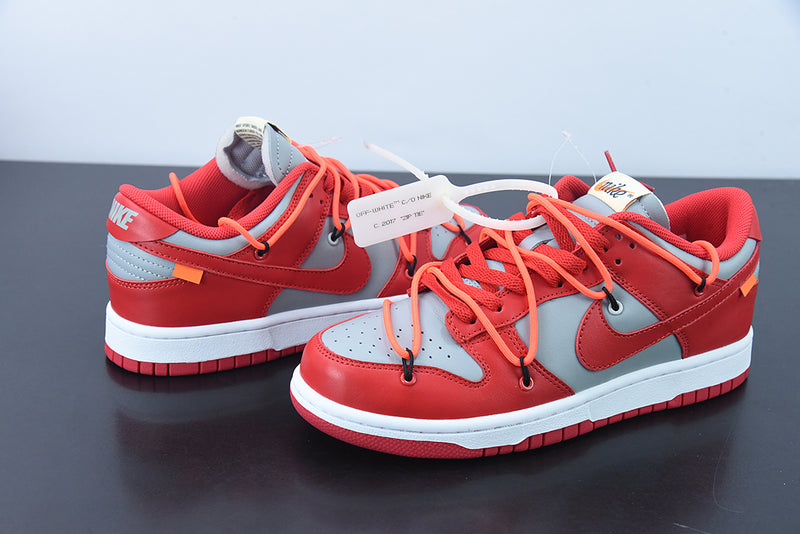 Nike Dunk Low Off-White "University Red"