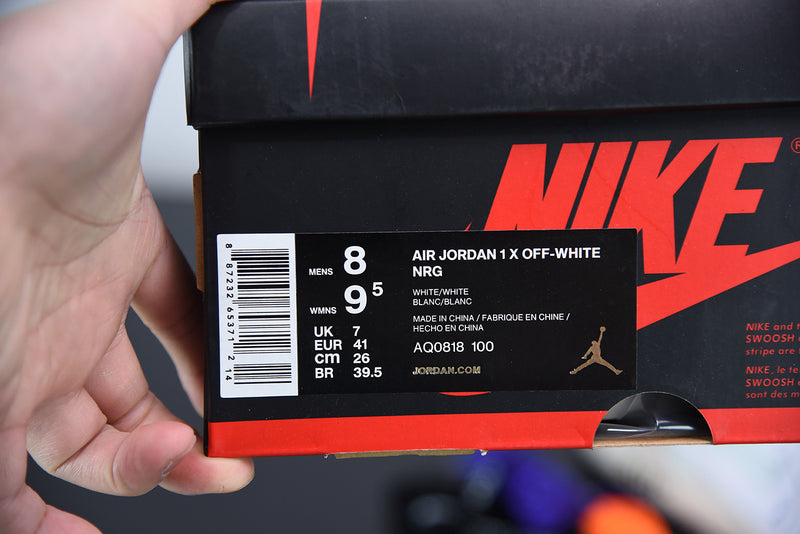 Nike Air Jordan 1 - Retro High Off-White University White