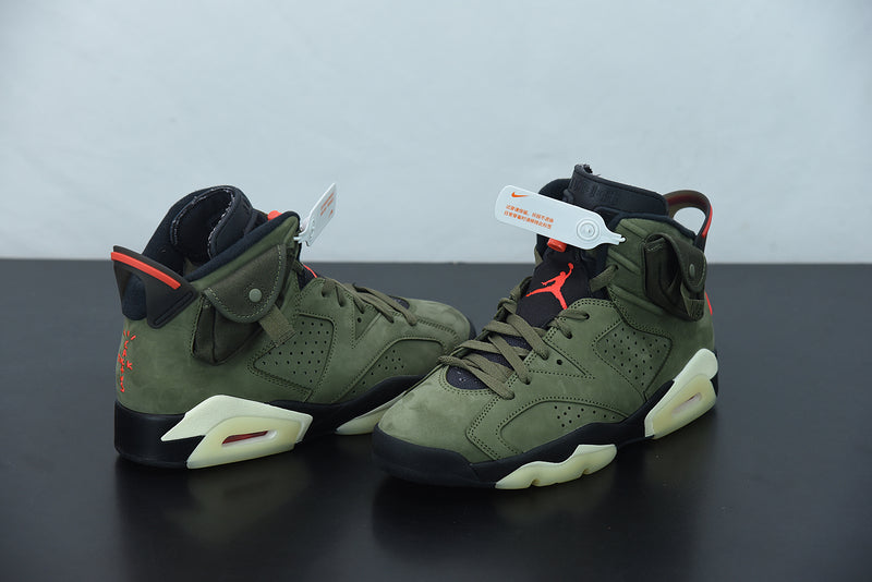 Nike Air Jordan 6 - Travis Scott Medium Olive