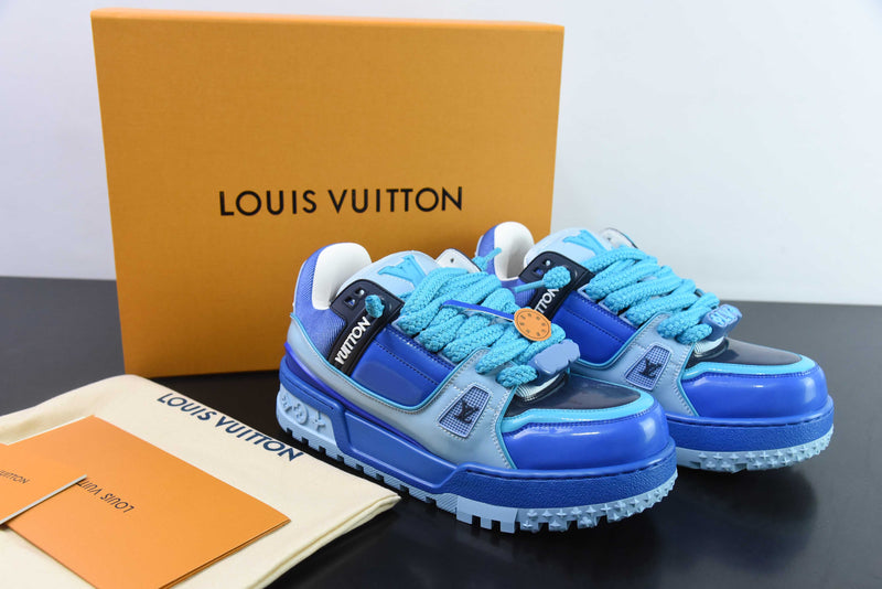 Louis Vuitton LV Trainer Maxi Sneaker Azul