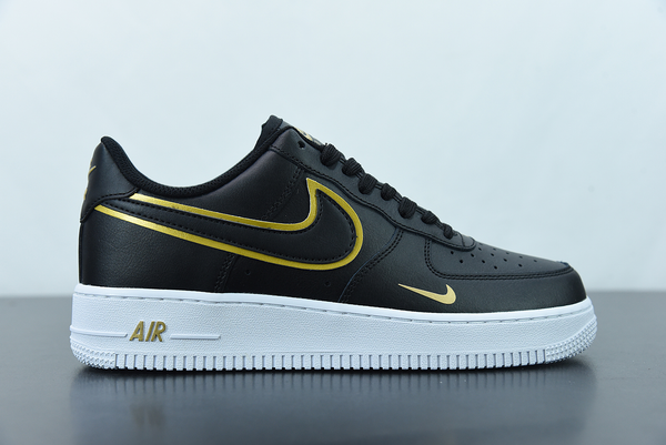 Nike Air Force 1 Low "Black Metalic Gold"